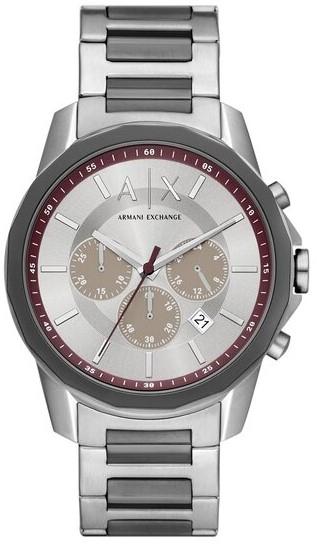 ARMANI EXCHANGE Banks Chronograph - AX1745, Silver case with Stainless Steel Bracelet