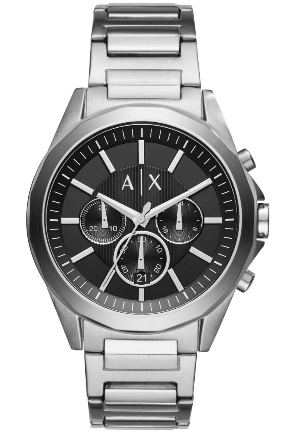ARMANI EXCHANGE Drexler Chronograph - AX2600, Silver case with Stainless Steel Bracelet