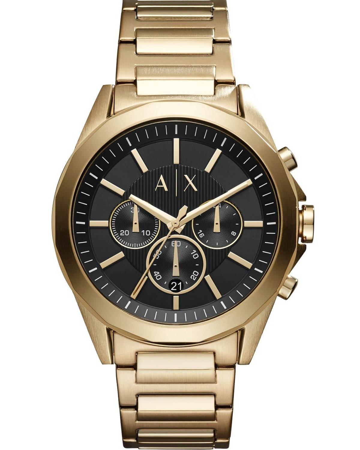 ARMANI EXCHANGE Drexler Mens Chronograph - AX2611, Gold case with Stainless Steel Bracelet