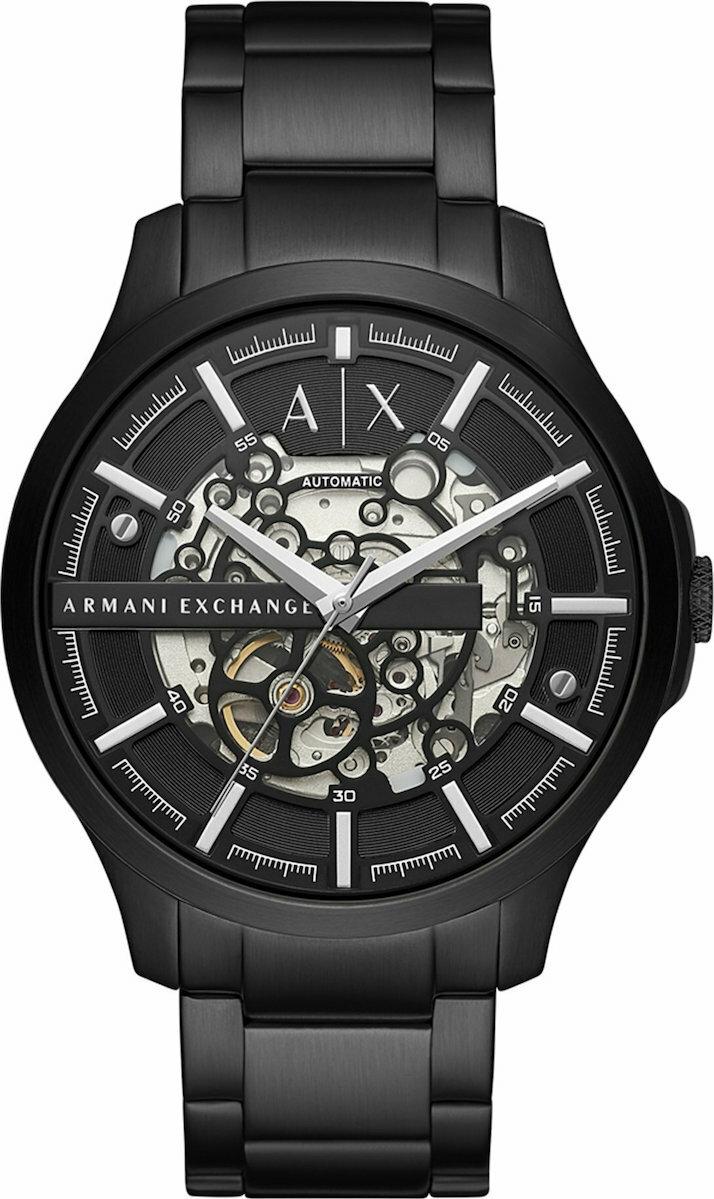 ARMANI EXCHANGE Hampton Automatic - AX2418, Black case with Stainless Steel Bracelet