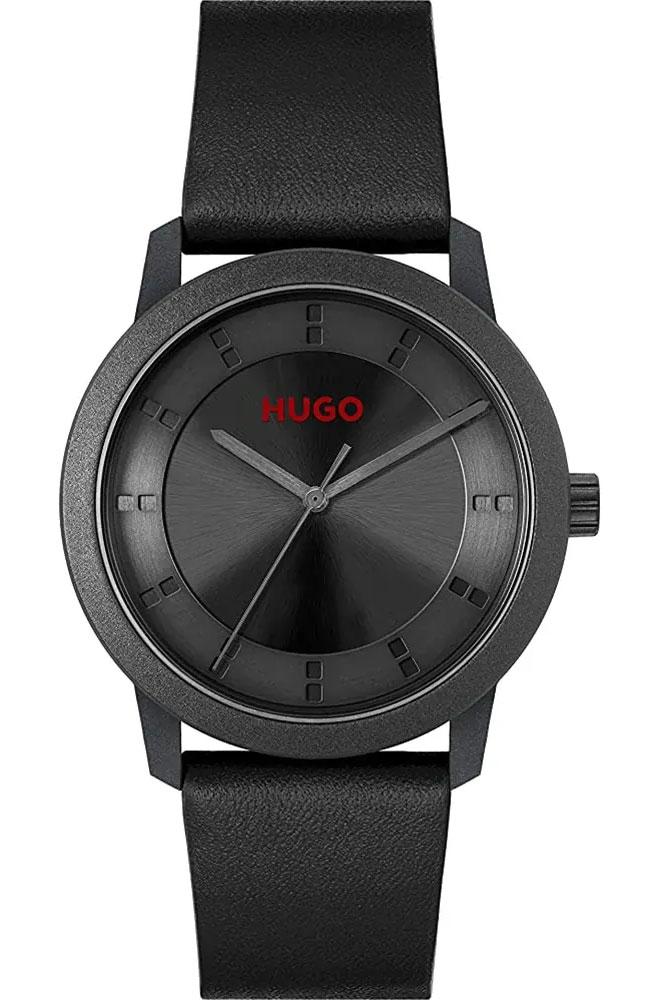 Boss BOSS Ensure - 1530273, Black case with Black Leather Strap