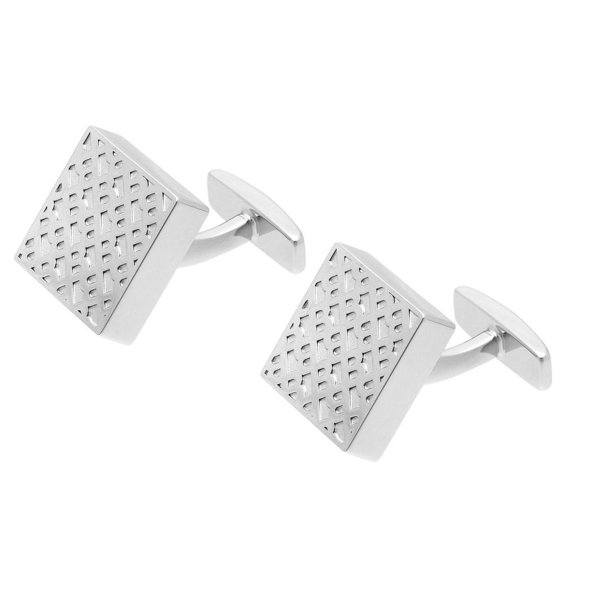 Boss Accessories BOSS Μανικετόκουμπα από ανοξείδωτο ατσάλι Silver 50515399