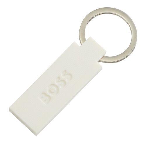 Boss Accessories BOSS Μπρελόκ από ανοξείδωτο ατσάλι White HAK421W