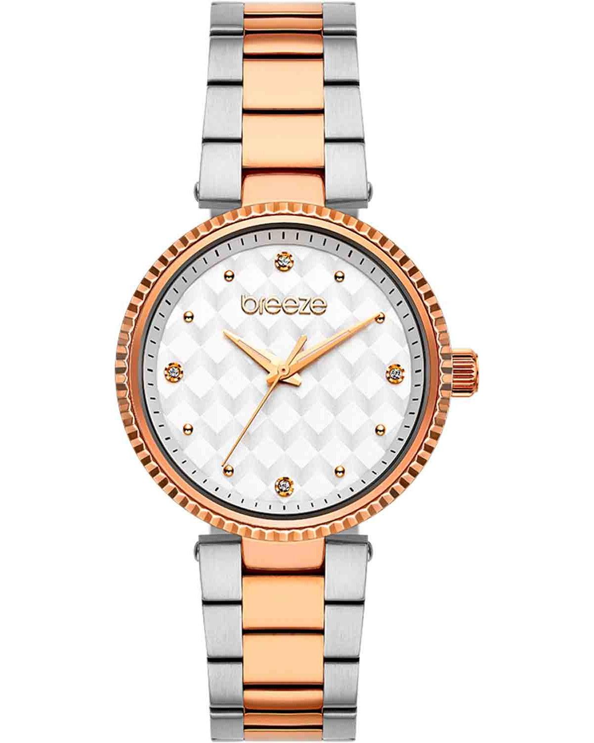  BREEZE Bossy Crystals - 712341.4, Rose Gold case with Stainless Steel Bracelet 2025