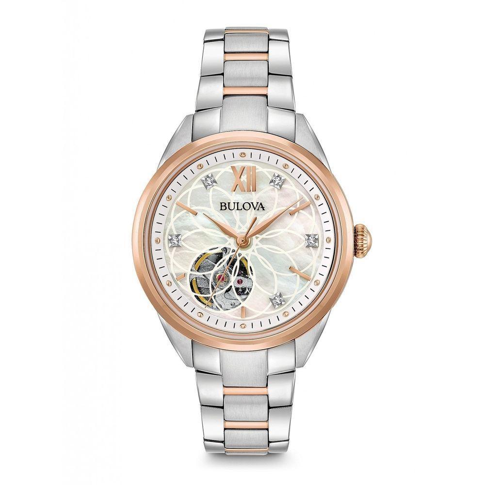 BULOVA Diamond Automatic - 98P170 Silver case with Stainless Steel Bracelet 2025