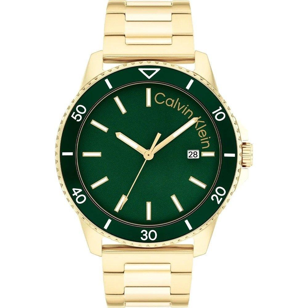 Calvin Klein CALVIN KLEIN Aqueous - 25200383, Gold case with Stainless Steel Bracelet