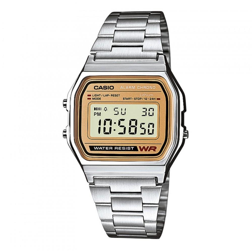 Casio CASIO Vintage Collection - A-158WEA-9EF, Silver case with Stainless Steel Bracelet