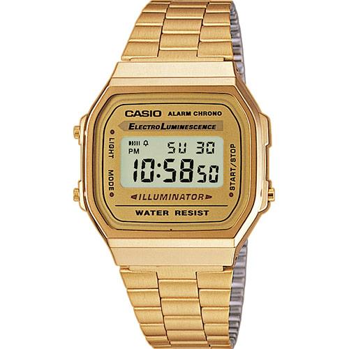 Casio CASIO Vintage Collection - A-168WG-9EF, Gold case with Stainless Steel Bracelet