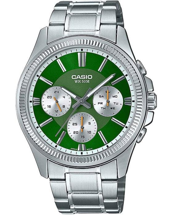 Casio CASIO Collection - MTP-1375PD-3AVEF, Silver case with Stainless Steel Bracelet
