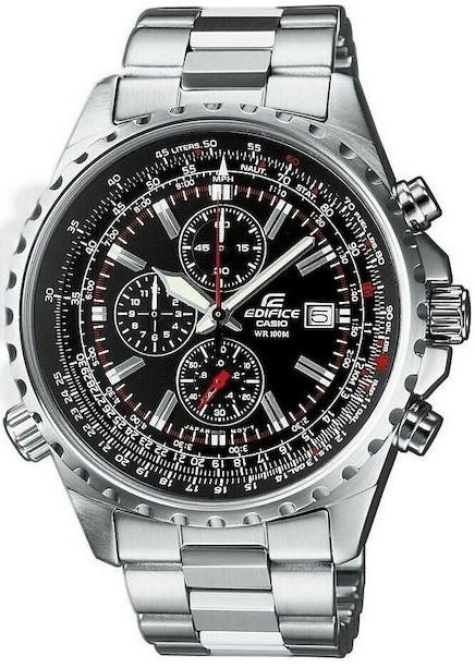 CASIO Edifice Chronograph - EF-527D-1AVUEF, Silver case with Stainless Steel Bracelet
