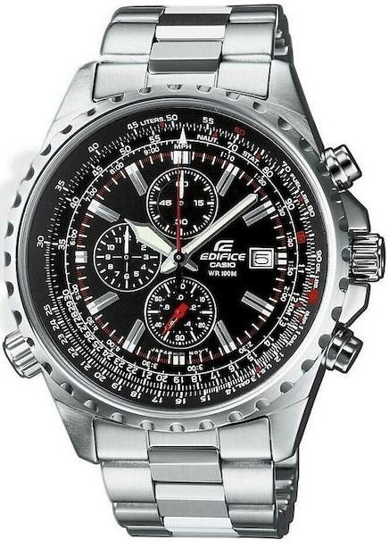 Casio CASIO Edifice Chronograph - EF-527D-1AVUEF, Silver case with Stainless Steel Bracelet