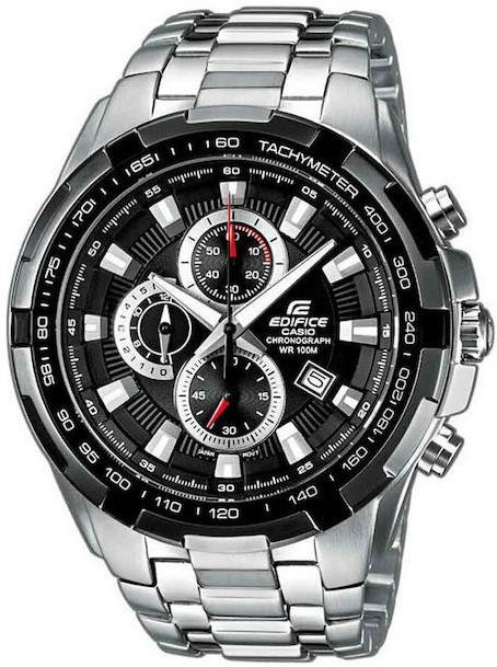 CASIO Edifice Chronograph EF539D1AVEF Silver case with Stainless Steel Bracelet