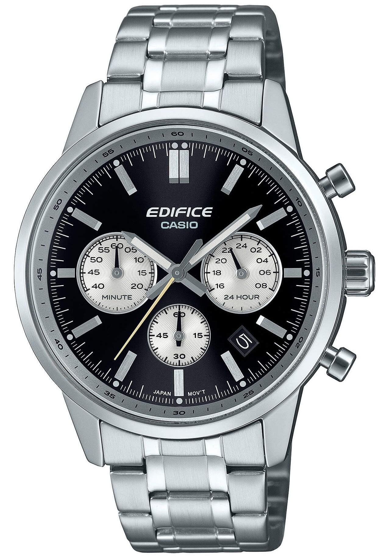 Casio CASIO Edifice Chronograph - EFR-575D-1AEF, Silver case with Stainless Steel Bracelet