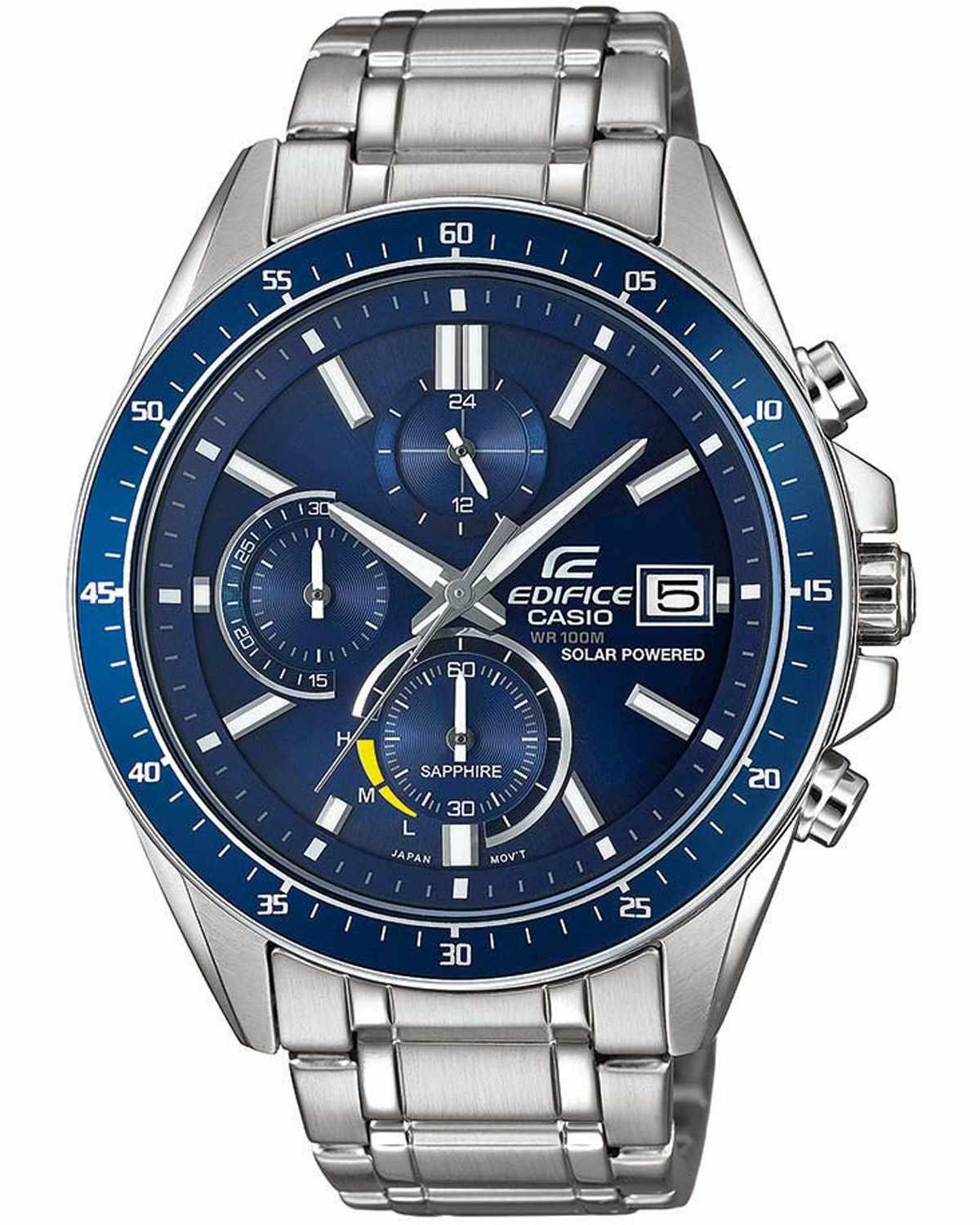 CASIO Edifice Chronograph - EFS-S510D-2AVUEF, Silver case with Stainless Steel Bracelet