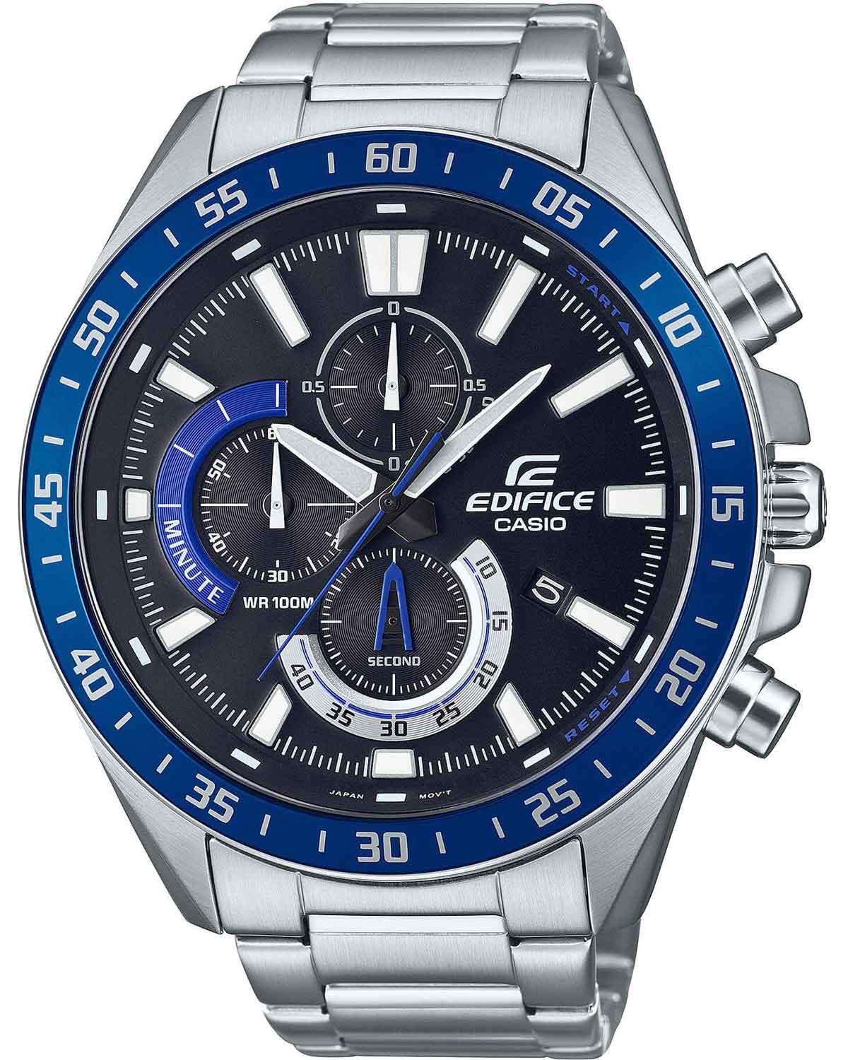 Casio CASIO Edifice Chronograph - EFV-620D-1A2VUEF, Silver case with Stainless Steel Bracelet