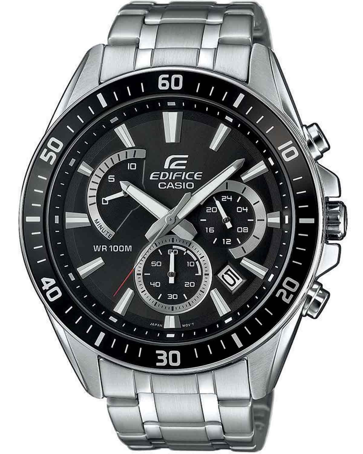 CASIO Edifice Chronograph - EFR-552D-1AVUEF Silver case, with Stainless Steel Bracelet
