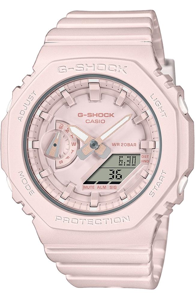 Casio CASIO G-Shock Chronograph - GMA-S2100BA-4AER Pink case with Pink Rubber Strap