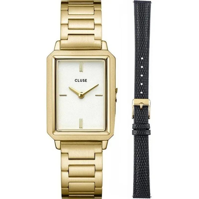 Cluse CLUSE Fluette Gift Set - CG11501, Gold case with Stainless Steel Bracelet