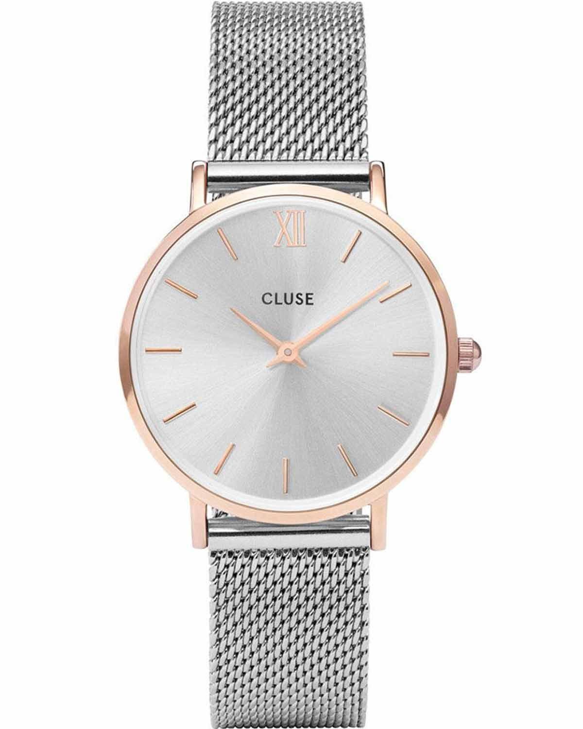  CLUSE Minuit - CW0101203004, Rose Gold case with Stainless Steel Bracelet 2025