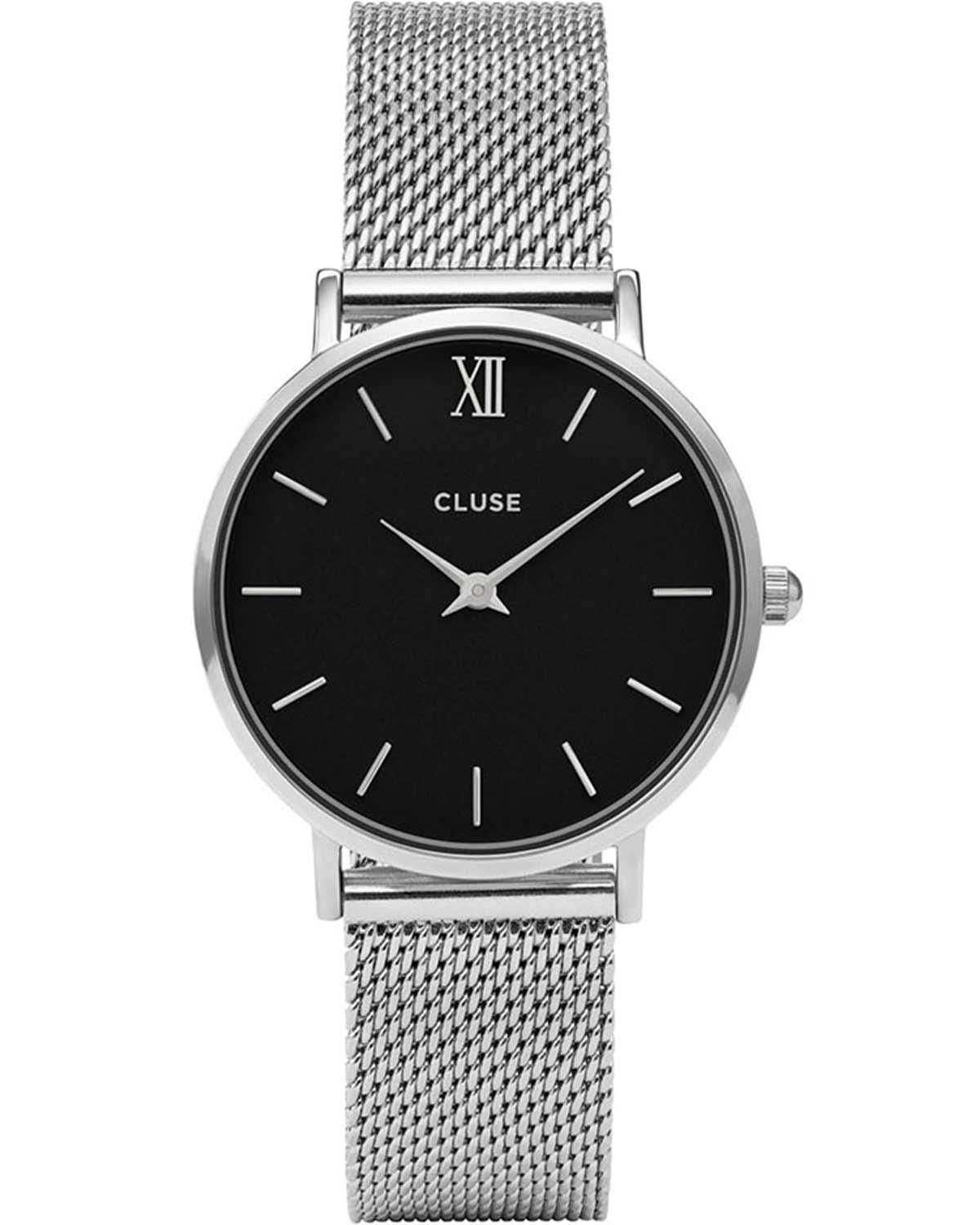  CLUSE Minuit - CW0101203005, Silver case with Stainless Steel Bracelet 2025
