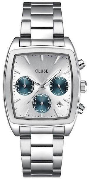 Cluse CLUSE Quartaut Chronograph - CW52003, Silver case with Stainless Steel Bracelet