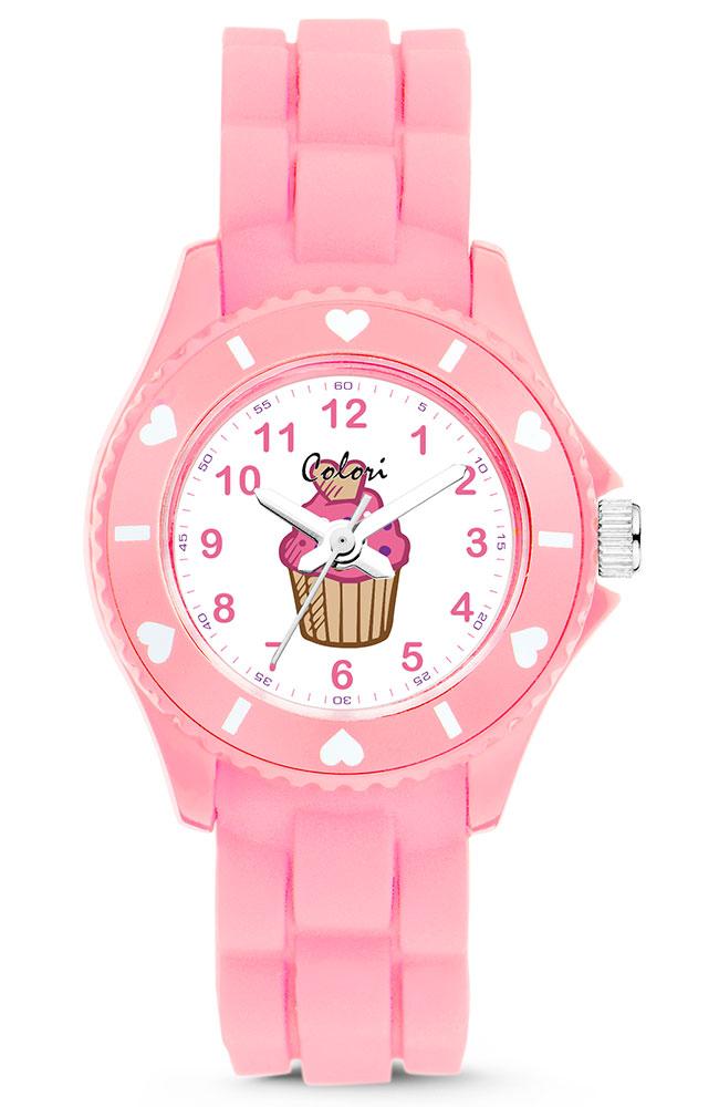 COLORI Kids - CLK119 Pink case with Pink Rubber Strap