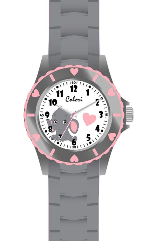 COLORI Kids Elephant - CLK113 Grey case with Grey Rubber Strap