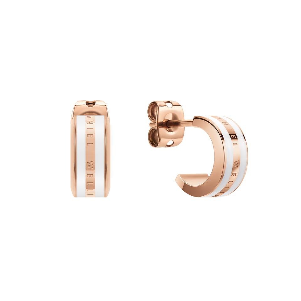 DANIEL WELLINGTON Emalie Σκουλαρίκια από ανοξείδωτο ατσάλι Rose Gold DW00400148