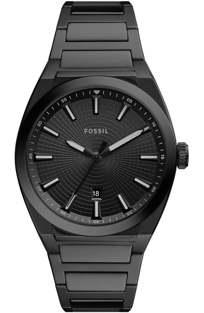 FOSSIL Everett Mens - FS5824 Black case with Stainless Steel Bracelet