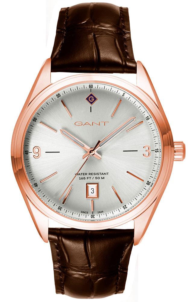 GANT Crestwood - G141005, Rose Gold case with Brown Leather Strap