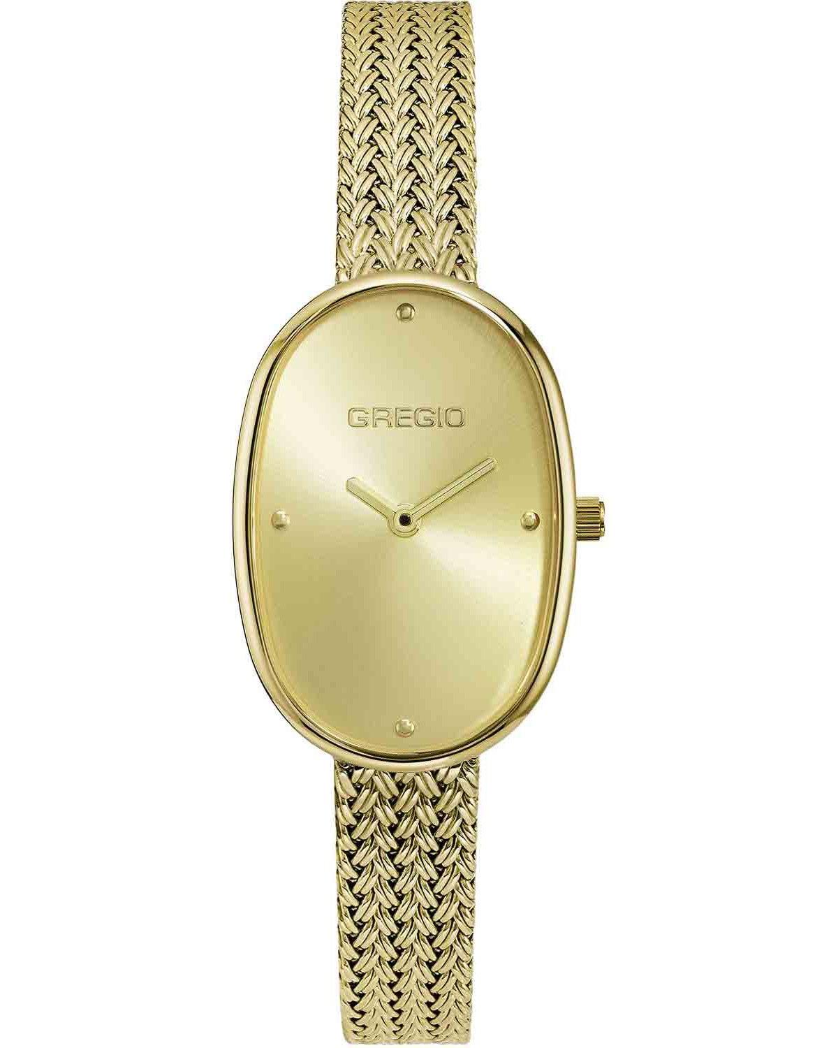 GREGIO Aveline - GR380020, Gold case with Stainless Steel Bracelet