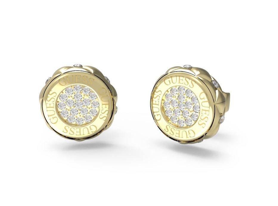  GUESS STEEL Σκουλαρίκια από Ανοξείδωτο ατσάλι Gold JUBE04595JWYGT/U 2025