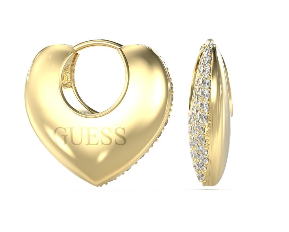  GUESS STEEL Σκουλαρίκια από Ανοξείδωτο ατσάλι Gold JUBE05207JWYGT/U 2025