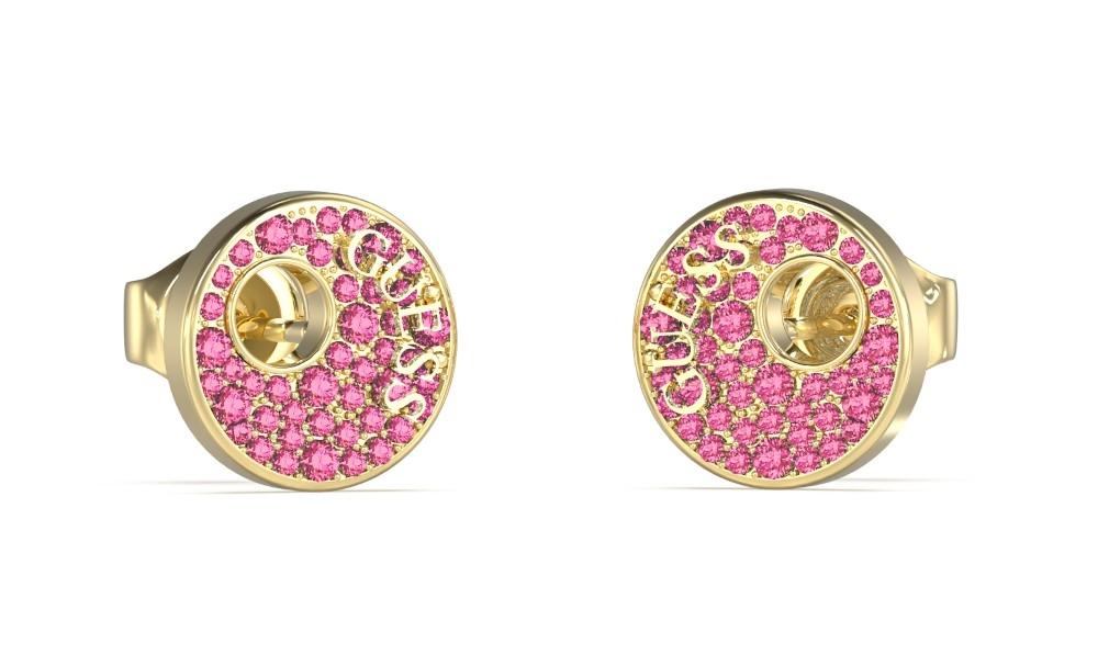  GUESS STEEL Σκουλαρίκια από Ανοξείδωτο ατσάλι Gold JUBE05228JWYGPKT/U 2025