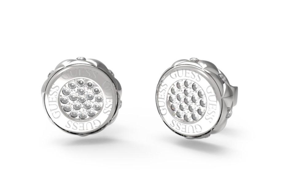  GUESS STEEL Σκουλαρίκια από Ανοξείδωτο ατσάλι Silver JUBE04595JWRHT/U 2025