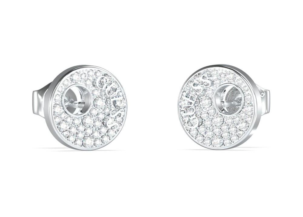  GUESS STEEL Σκουλαρίκια από Ανοξείδωτο ατσάλι Silver JUBE05225JWRHT/U 2025