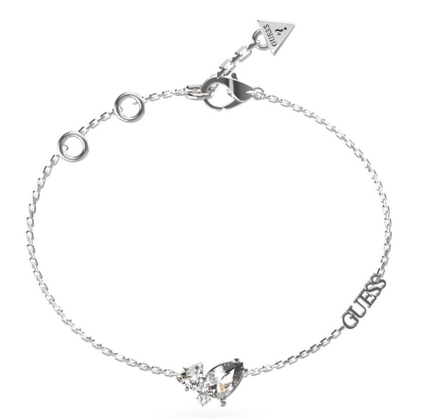  GUESS STEEL Βραχιόλι από Ανοξείδωτο ατσάλι Silver JUBB04414JWRHL 2025