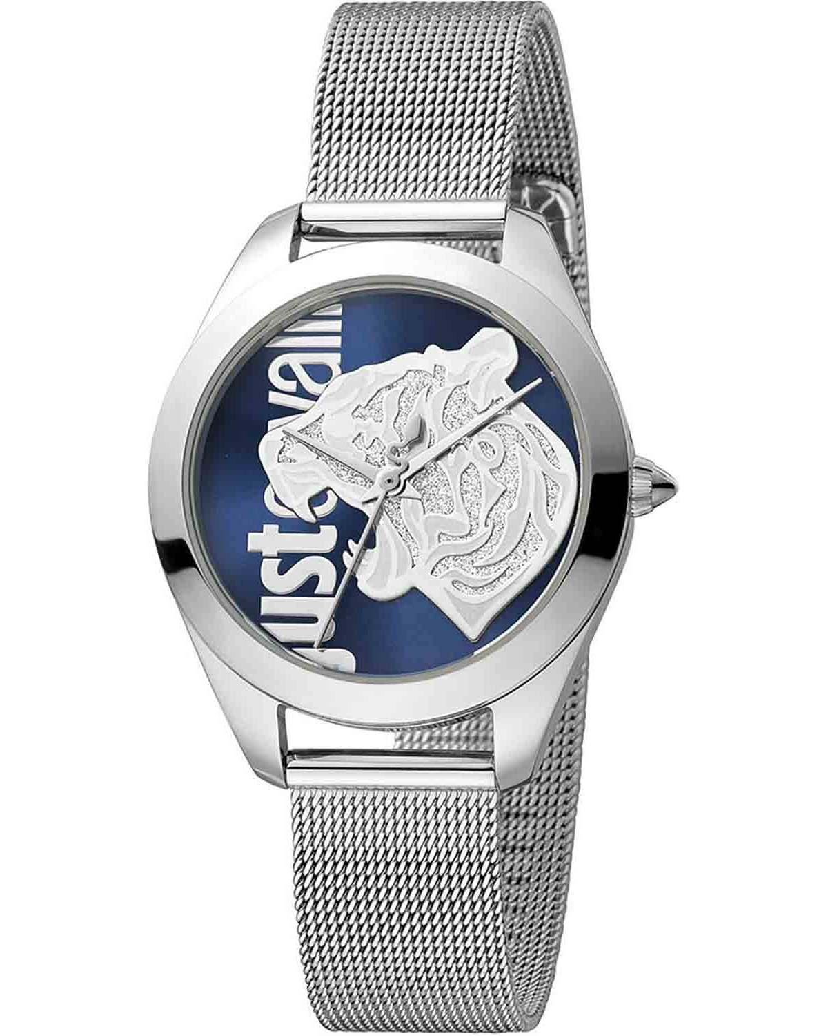 JUST CAVALLI Animalier - JC1L210M0035, Silver case with Stainless Steel Bracelet