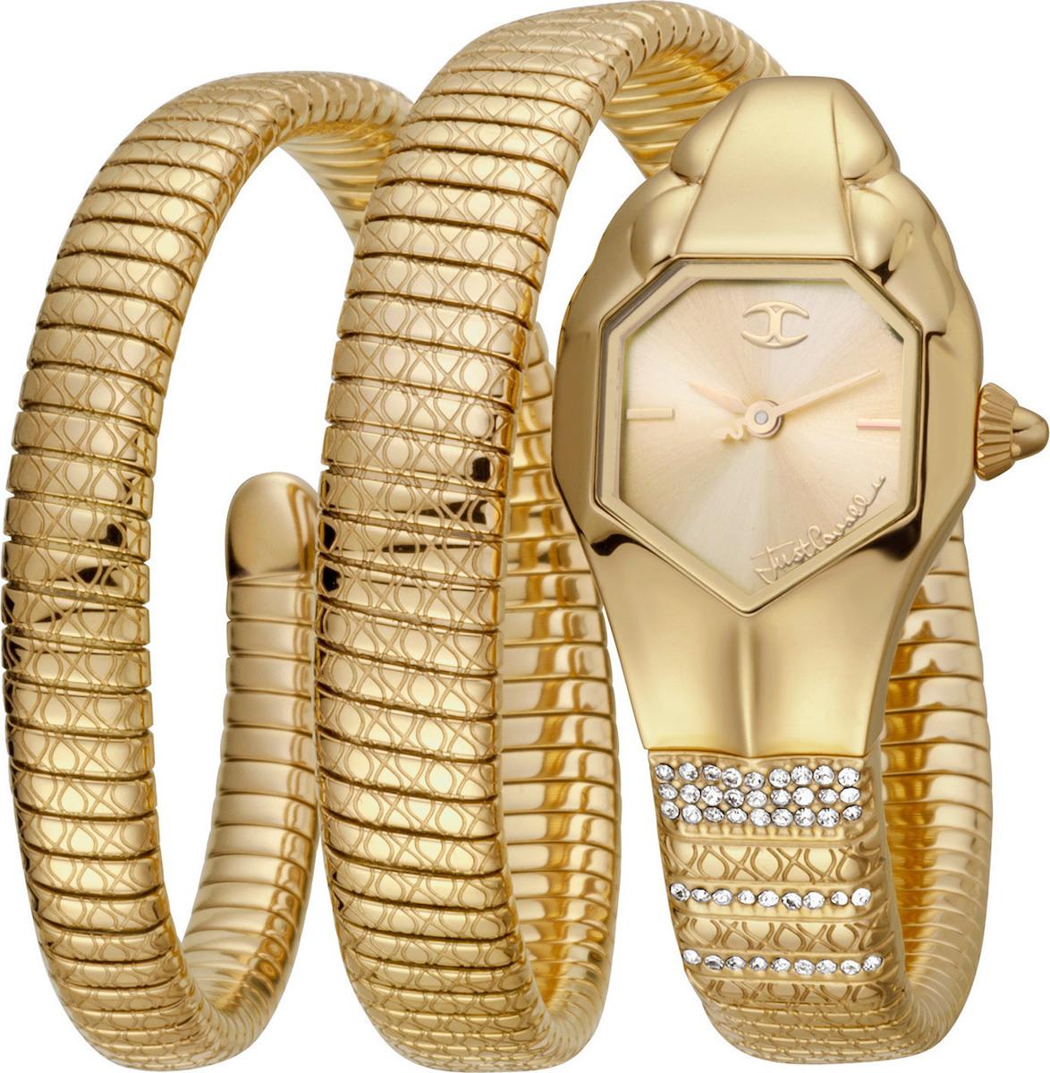 JUST CAVALLI Glam Chic Crystals - JC1L112M0025, Gold case with Stainless Steel Bracelet