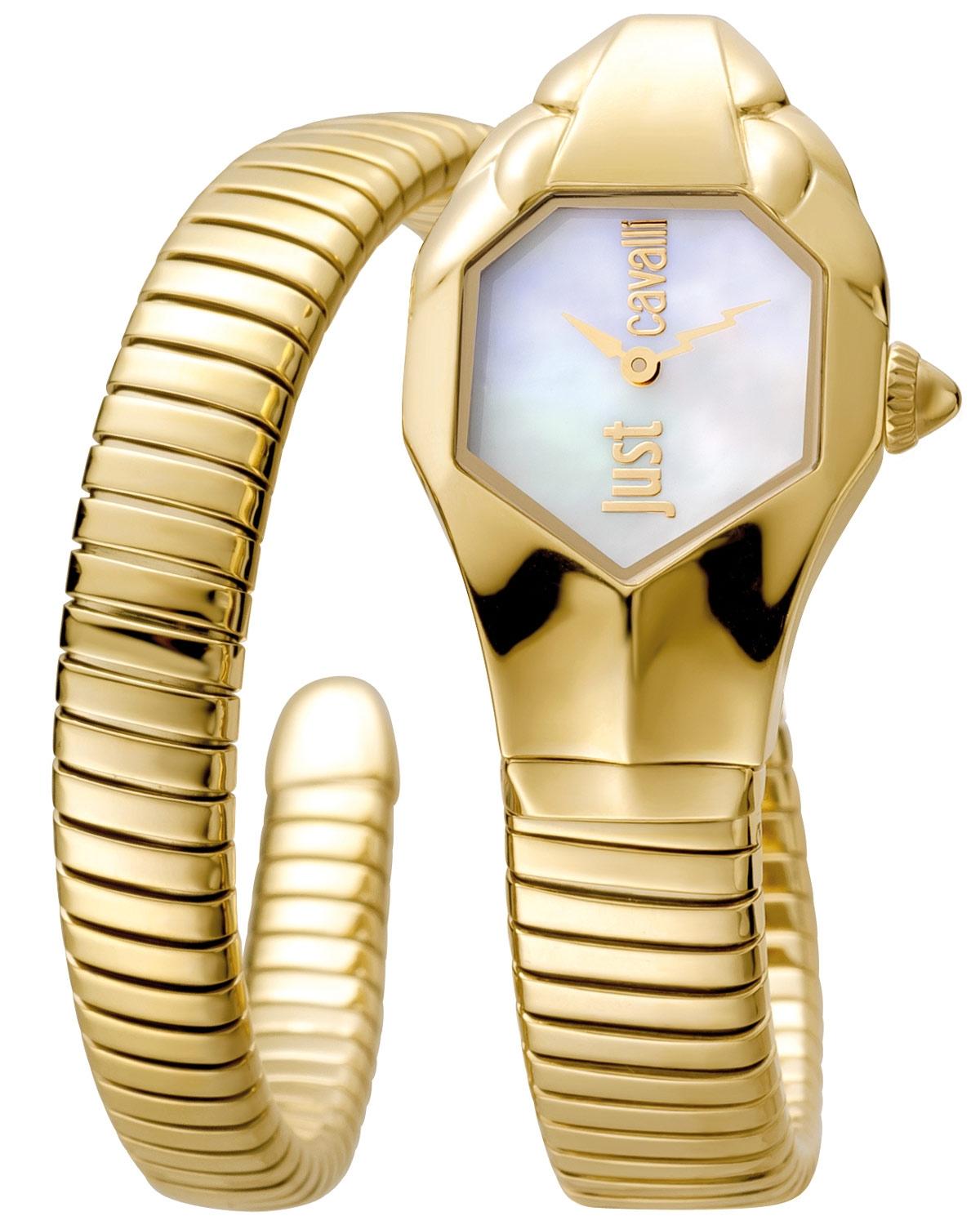 Just Cavalli JUST CAVALLI Glam Chic Snake - JC1L001M0025, Gold case with Stainless Steel Bracelet