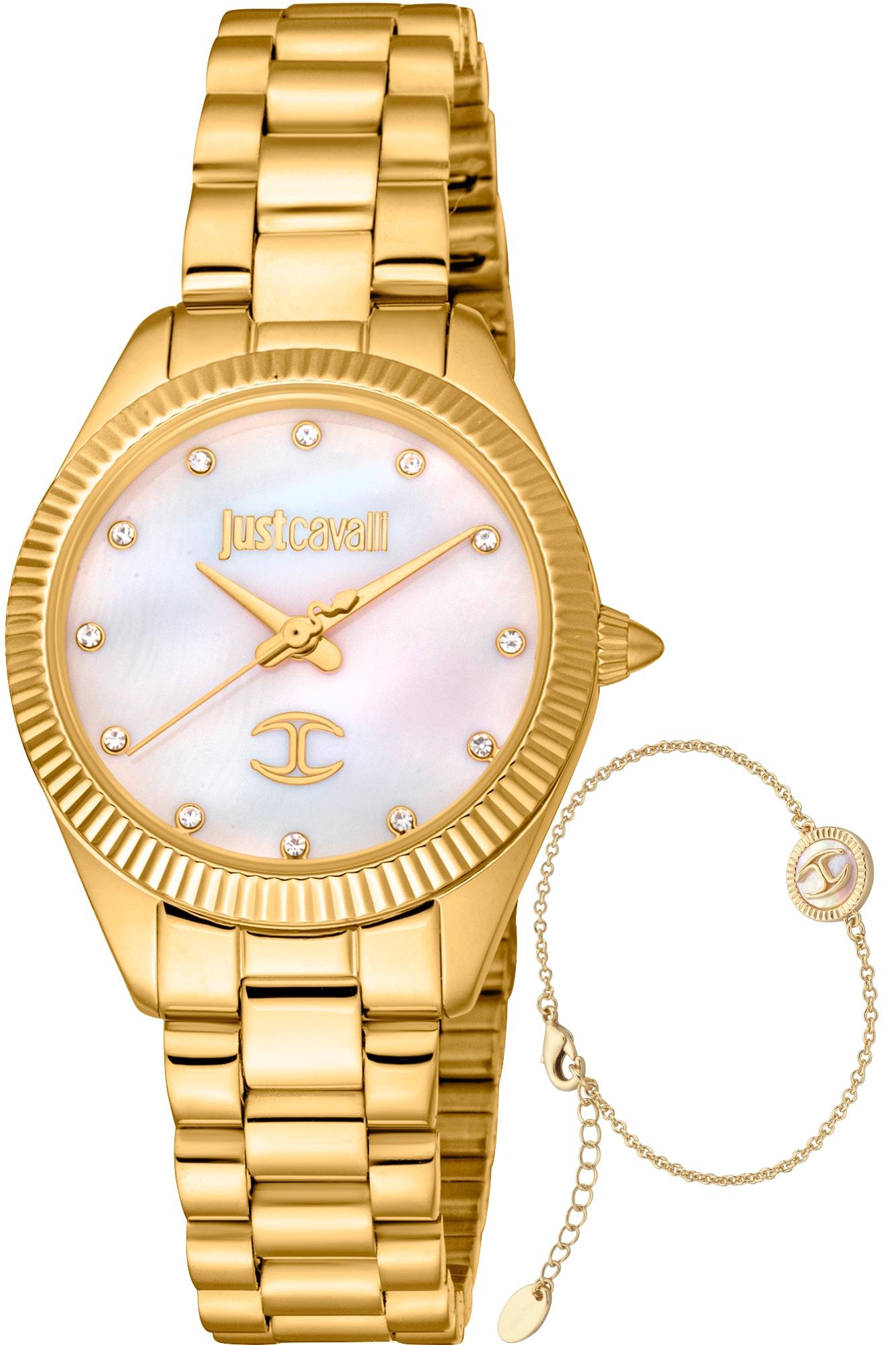  JUST CAVALLI Pacentro Gift Set - JC1L267M0055, Gold case with Stainless Steel Bracelet 2025
