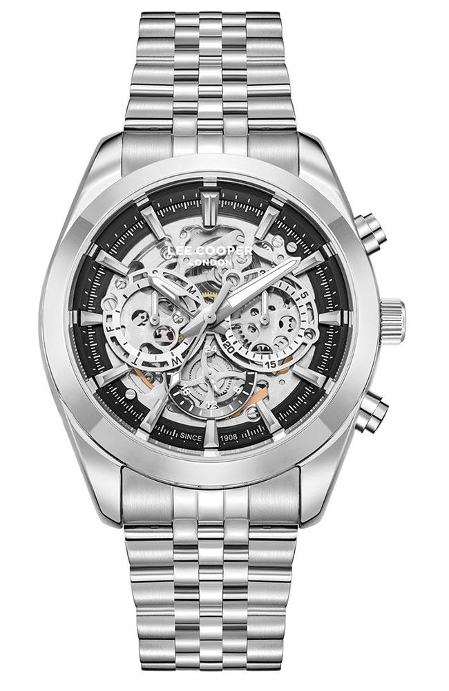 Lee Cooper LEE COOPER Automatic Men's - LC08176.350, Silver case with Metal Bracelet