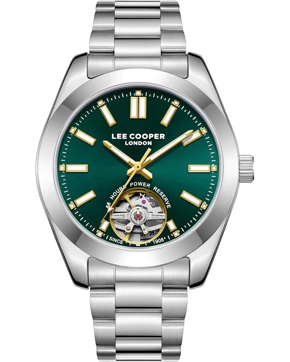 Lee Cooper LEE COOPER Automatic Men's - LC08228.370, Silver case with Metal Bracelet