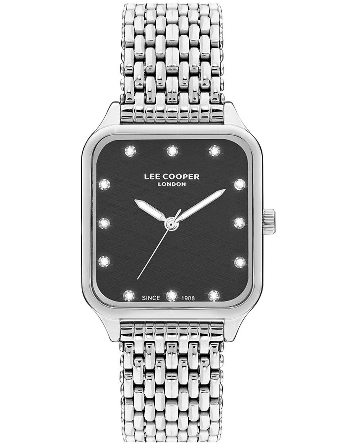  LEE COOPER Crystals - LC07957.370, Silver case with Metal Bracelet 2025