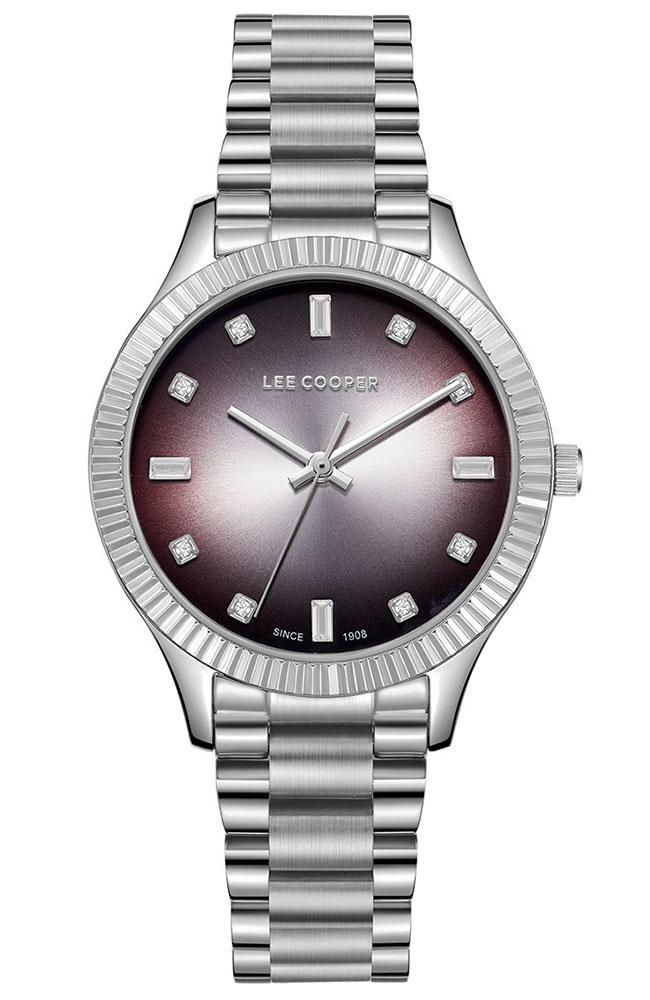  LEE COOPER Crystals - LC08079.350, Silver case with Metal Bracelet 2025