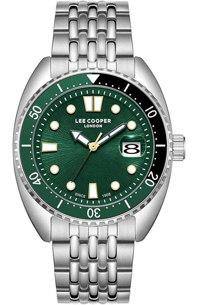 Lee Cooper LEE COOPER Men's - LC07997.370, Silver case with Metal Bracelet