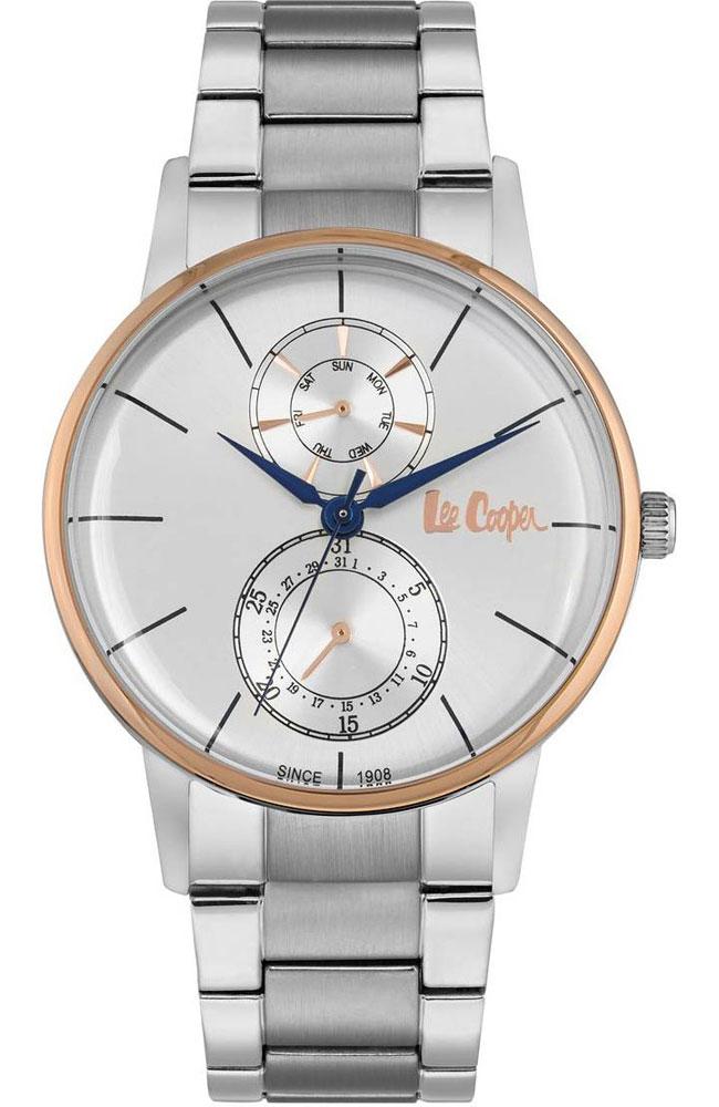 Lee Cooper LEE COOPER Mens - LC06613.530 Silver case with Metal Bracelet