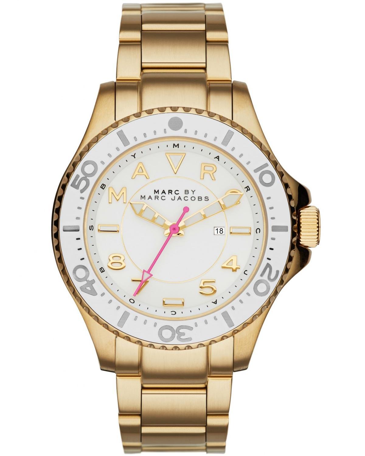 MARC BY MARC JACOBS Dizz - MBM3408, Gold case with Stainless Steel Bracelet