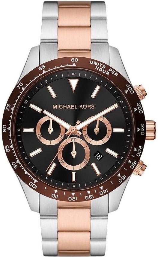 MICHAEL KORS Layton Chronograph - MK8913, Silver case with Stainless Steel Bracelet