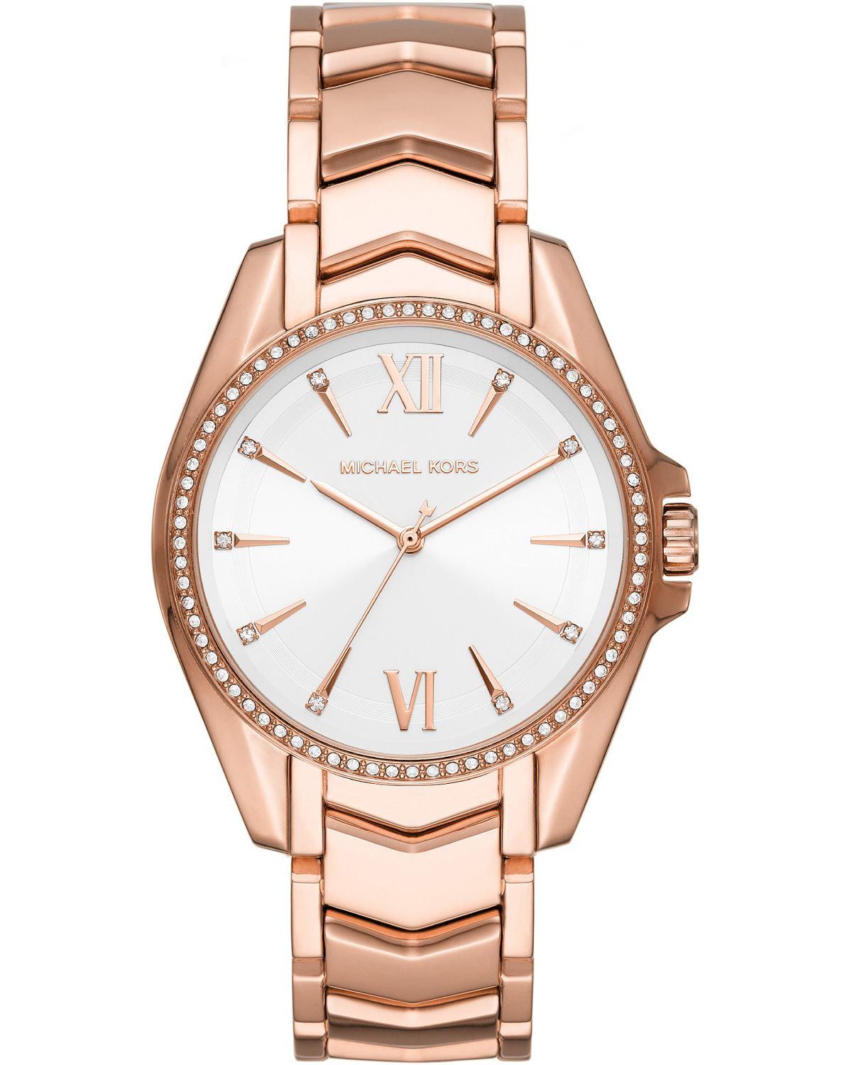 MICHAEL KORS Whitney Crystals - MK6694, Rose Gold case with Stainless Steel Bracelet